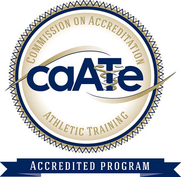 This program is accredited by the Commision on Accreditation of Athletic Training Education (CAATE)