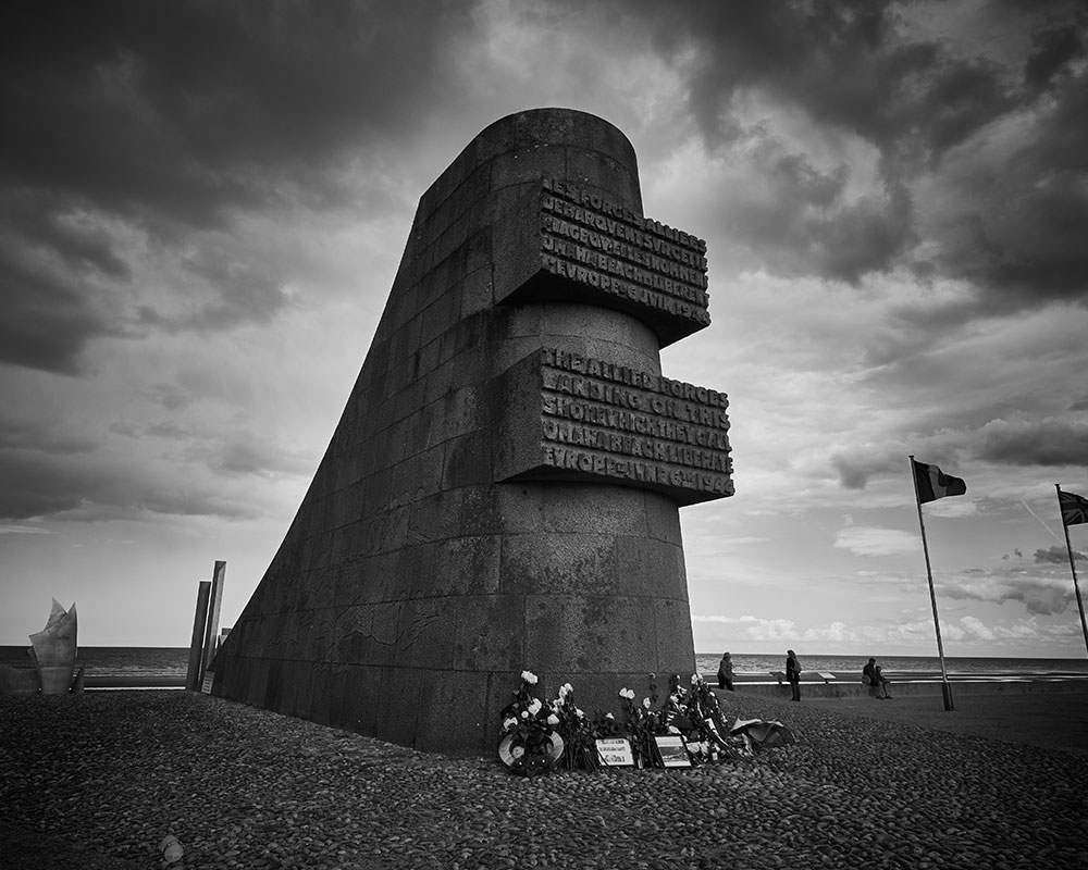 The Omaha Beach Memorial, site of our concert on D-Day (photo credit: Brandon Dunivent)