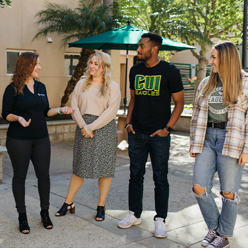 Students posing for a picture
