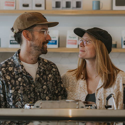 Alumniweds Chris ‘11, MA ‘14, and Beth ‘13 Vecera found their vocations in coffee.