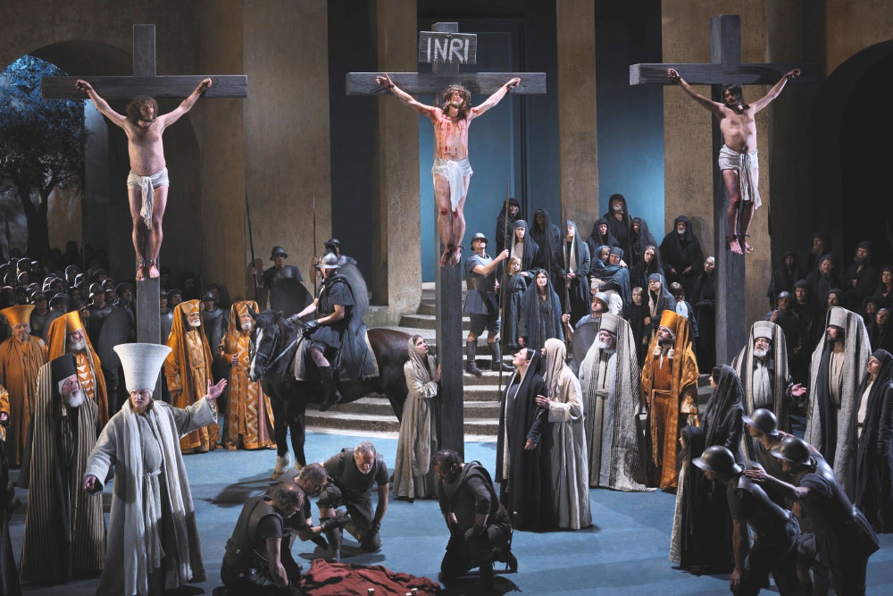 Scene from the Passion play