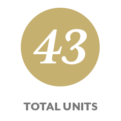 43 total units