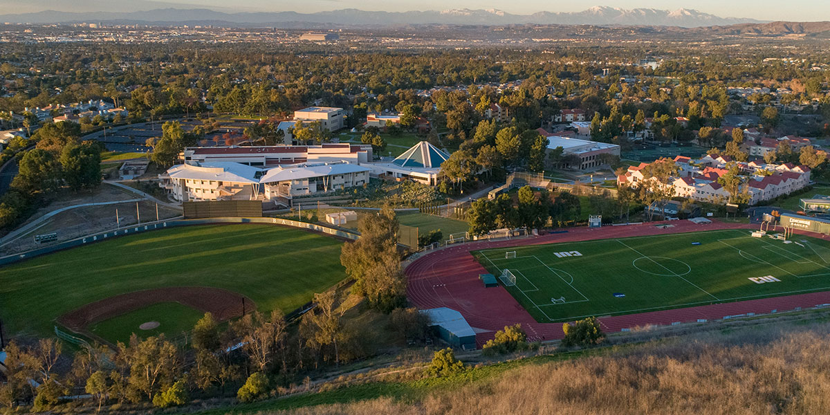 aerial view from French hill