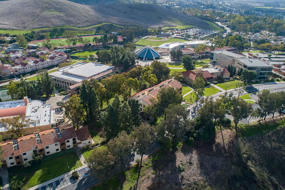 Aerial view of the CUI campus