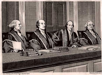 First Meeting of the United States Supreme Court