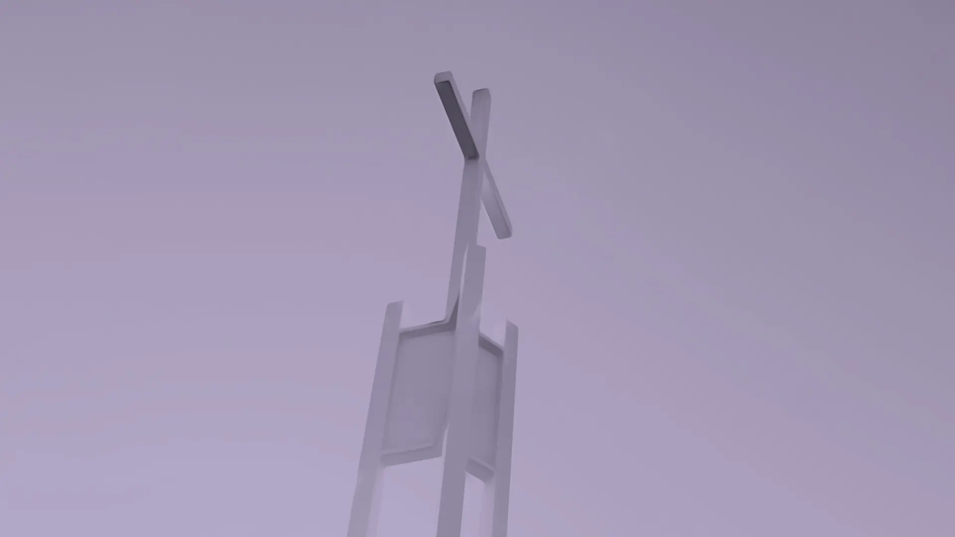 The cross above Good Shepherd Chapel
