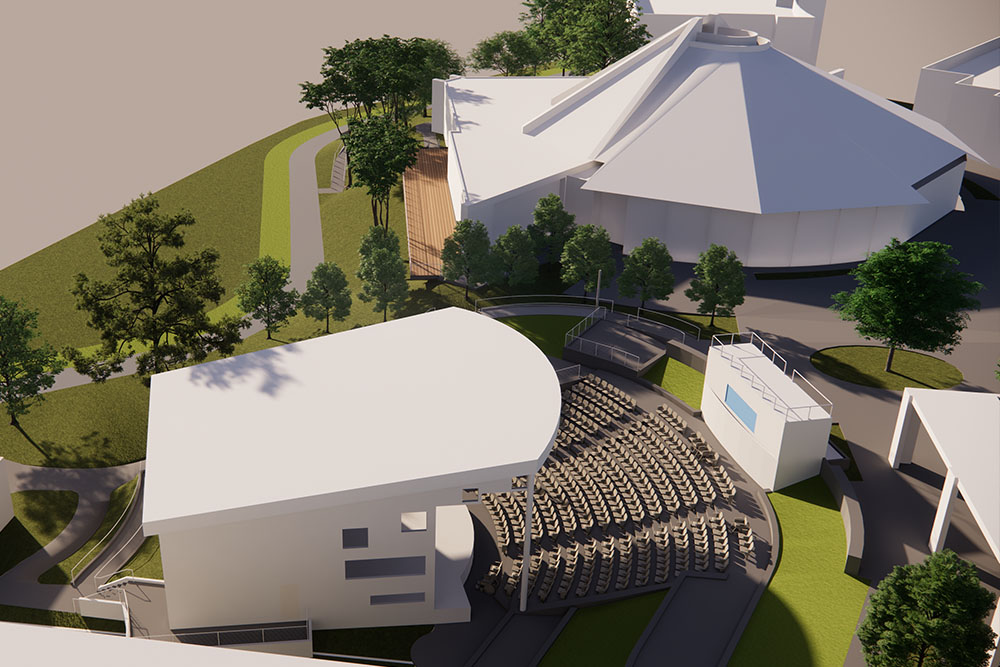 Rendering of the Nelson Amphitheatre