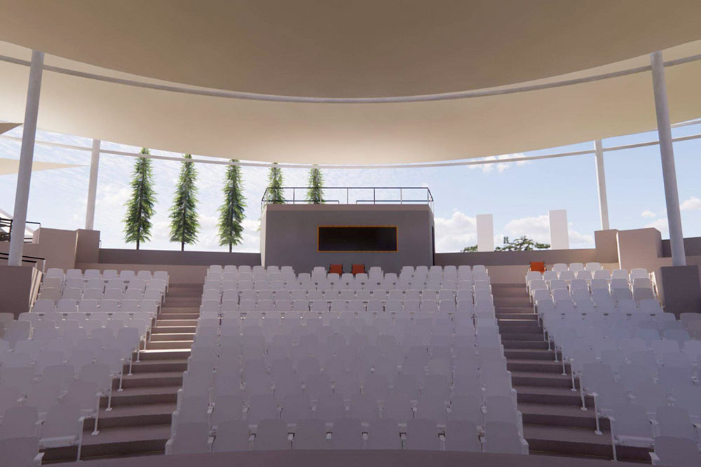 Rendering of the Nelson Amphitheatre