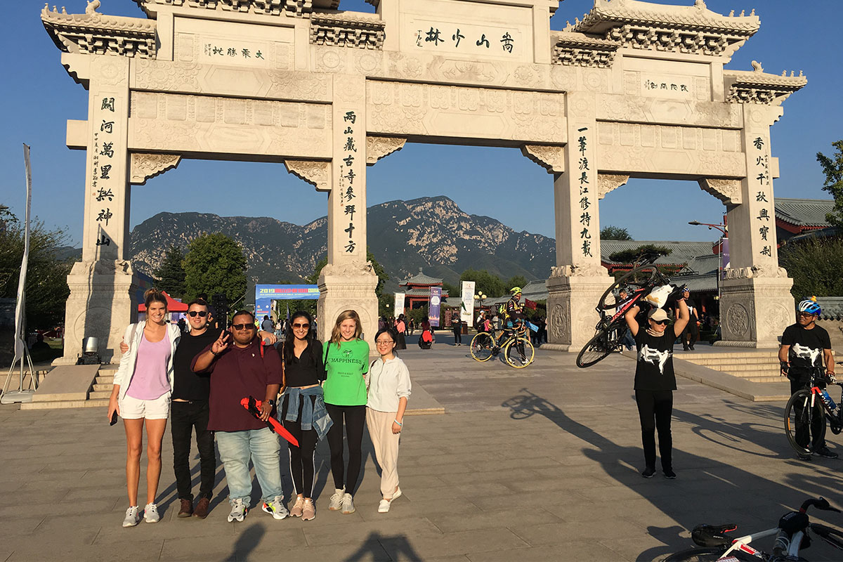 At a Cultural Site, Luoyang