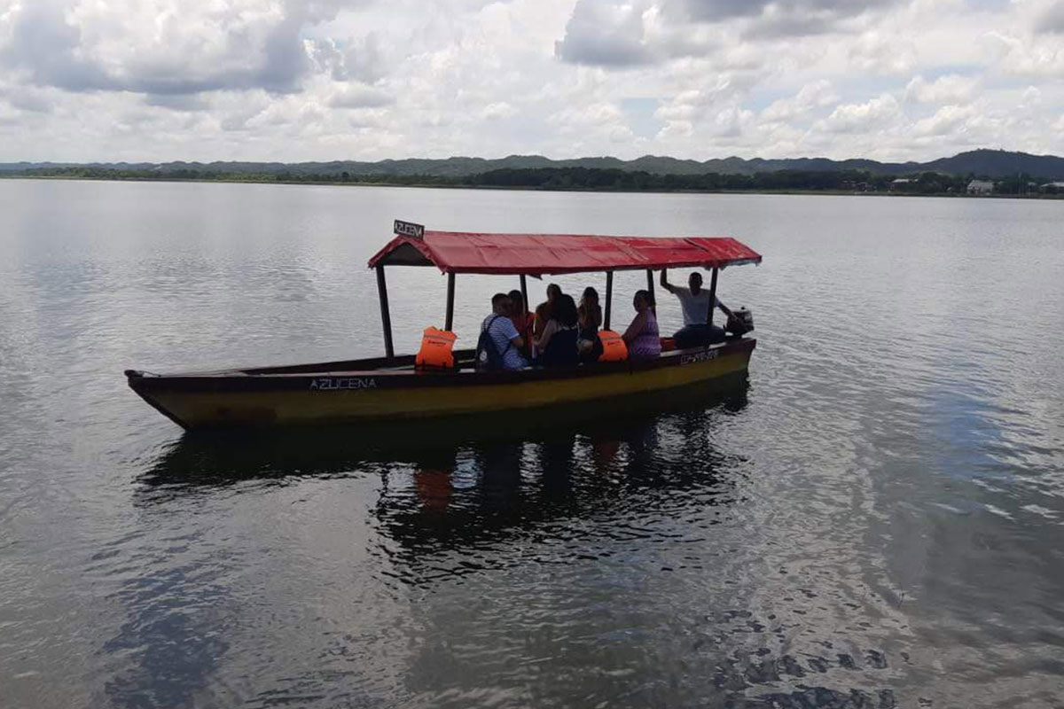 Boat to ARCAS Animal Sanctuary