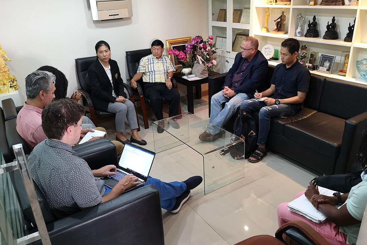 At the Phitsanulok
Chamber of Commerce, Phitsanulok Province, northern Thailand