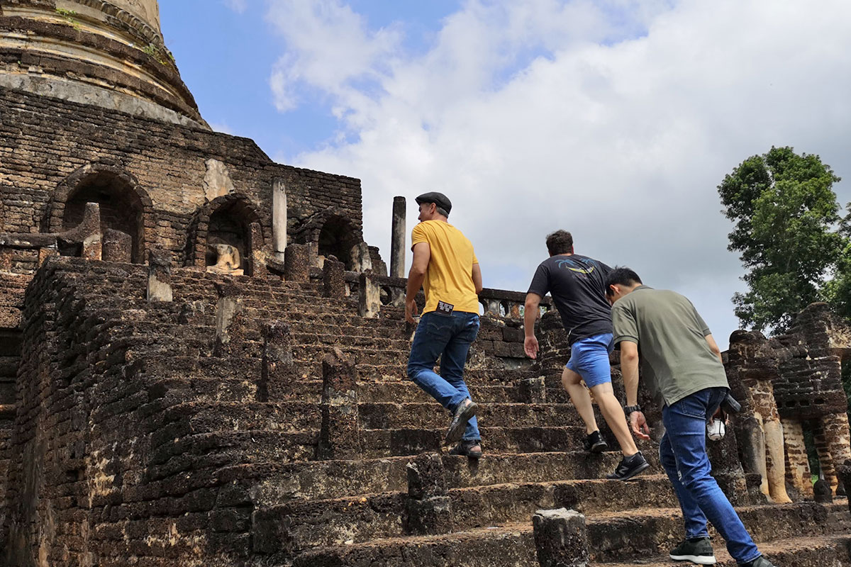 At Si Satchanalai Historical Park, Sukhothai, northern Thailand