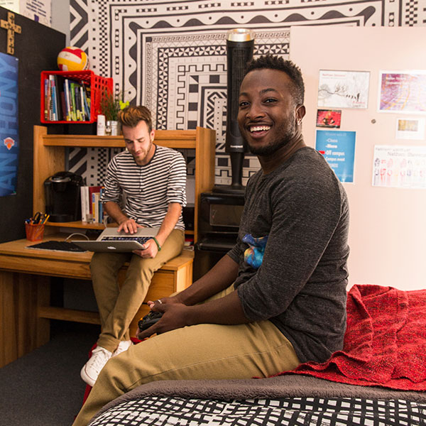 Roommates in their dorm