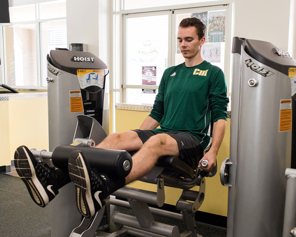 Students training at CU Active