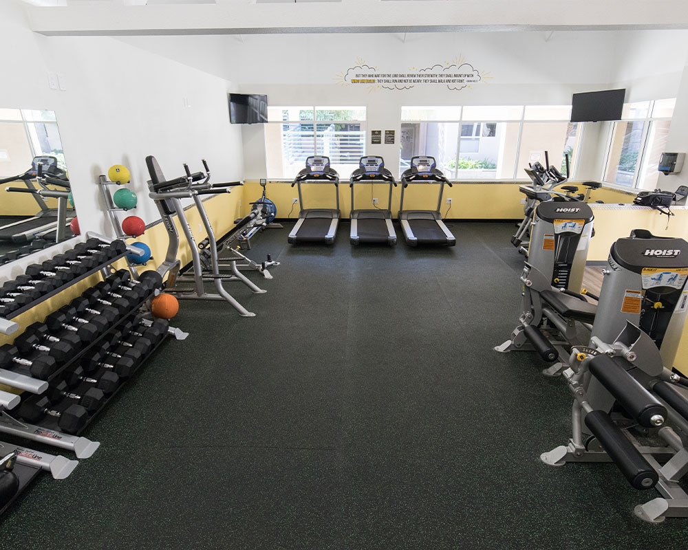 Students training at CU Active
