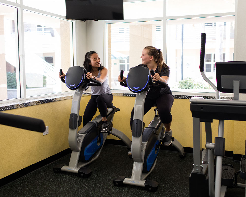 Students training at CU Active