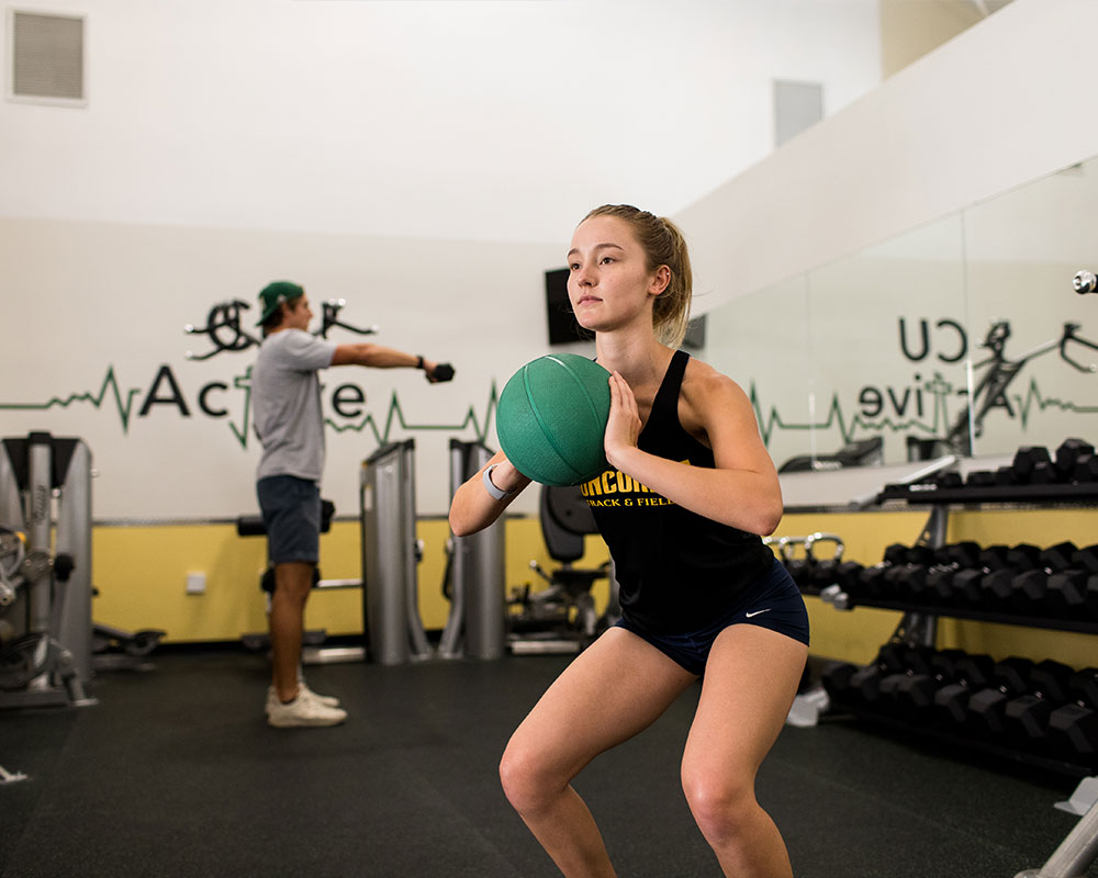 Students training at CU Active