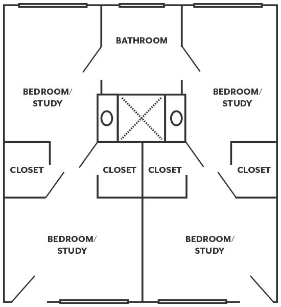 Chi Rho floor plan