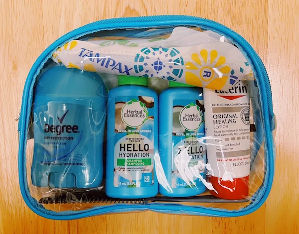 personal hygiene bag