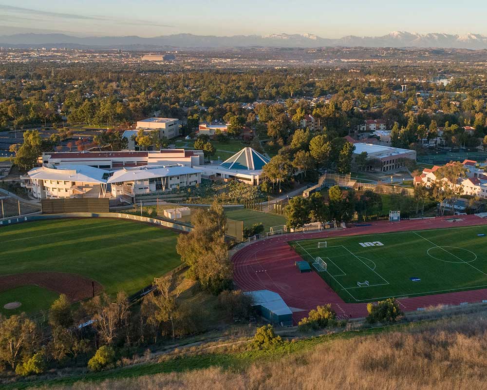 Concordia campus from French Hill