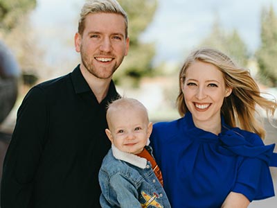 Dr. Townsend and Kaylie Housewright and her family