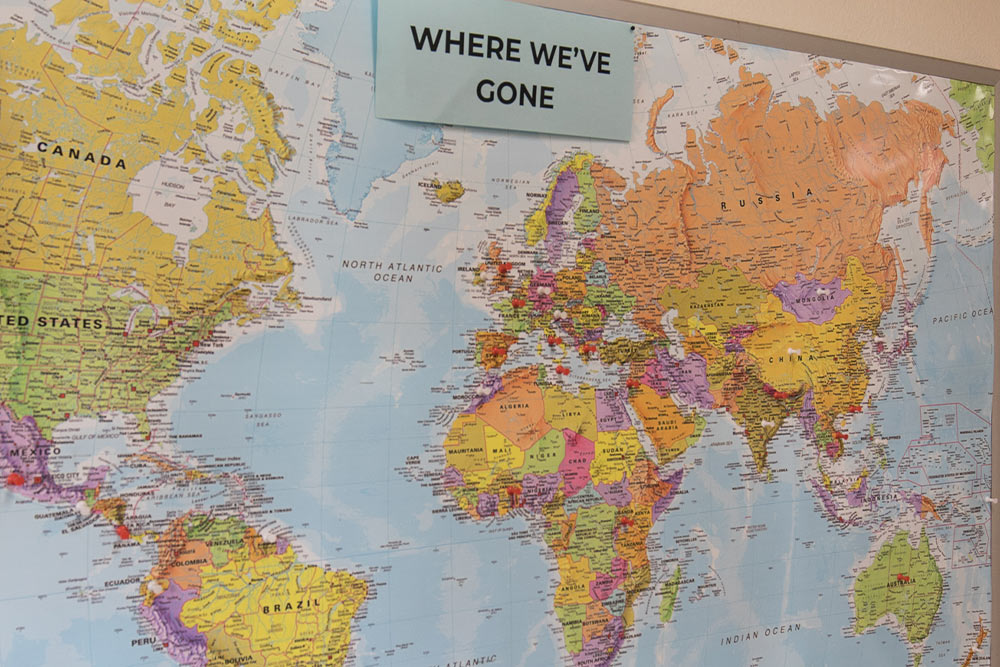 Where our students have studied abroad