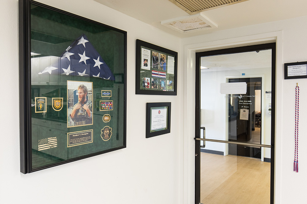The Veterans Resource Center is named for Concordia Alum SSG Matthew Thompson.