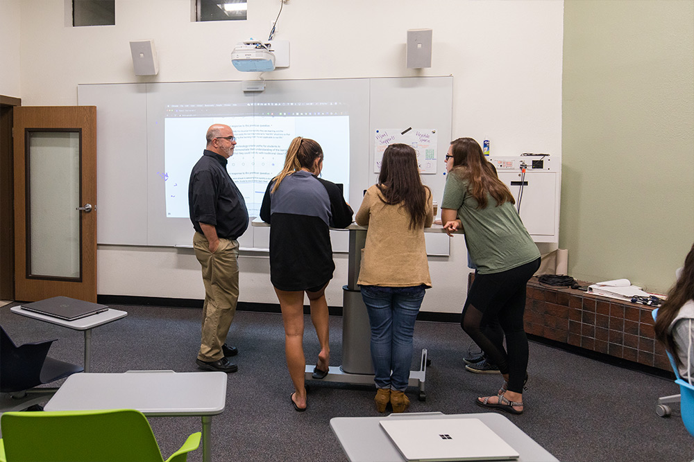 Chi Alpha is home to the School of Education and a “Smart” Classroom” that serves as a laboratory for modern technology