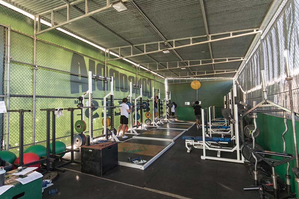 Concordia’s Eagle Athletics weight room