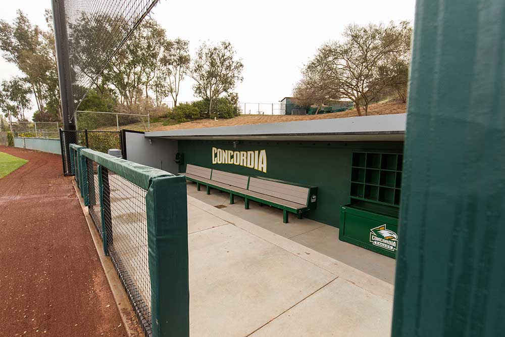 New dugouts for Concordia Eagles baseball players