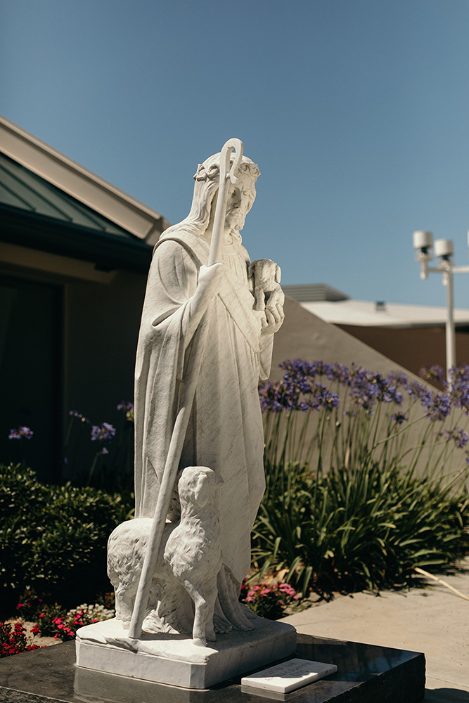 The Good Shepherd Statue