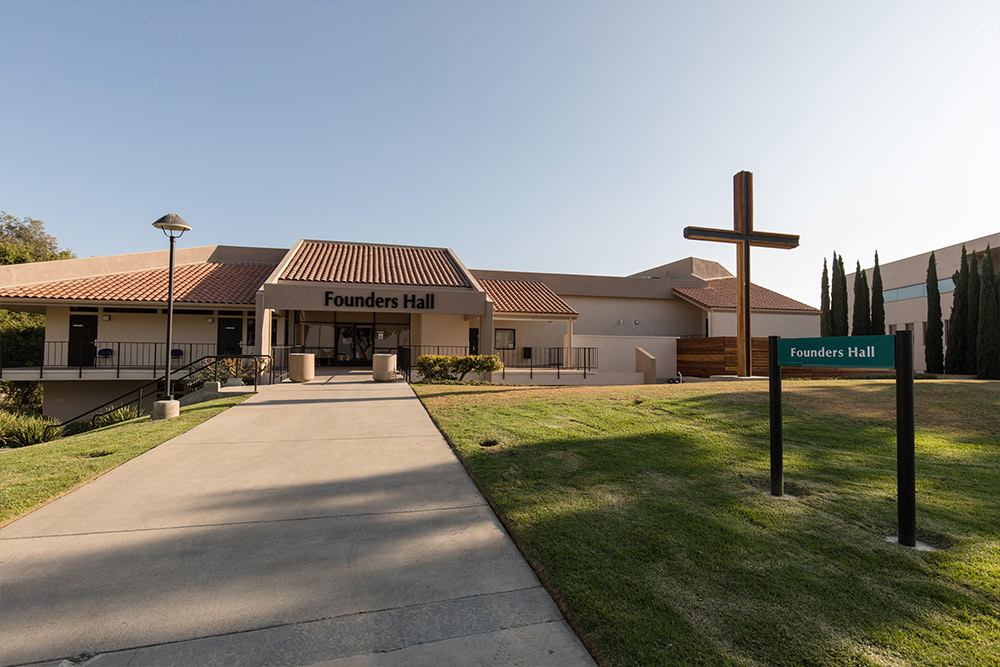 Founders Hall is named for the founders of the University.