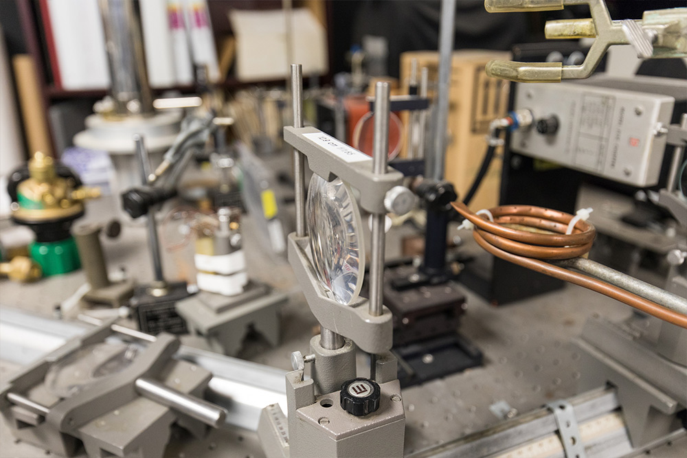 Equipment for scientific experiments in Founders Hall