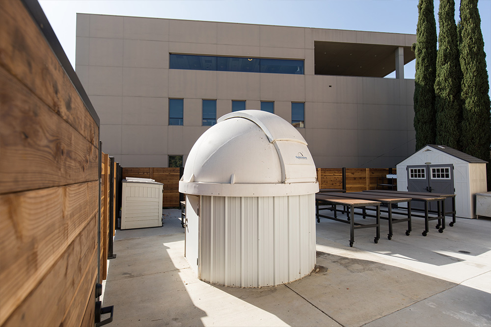 One of six telescopes available to science students at Concordia