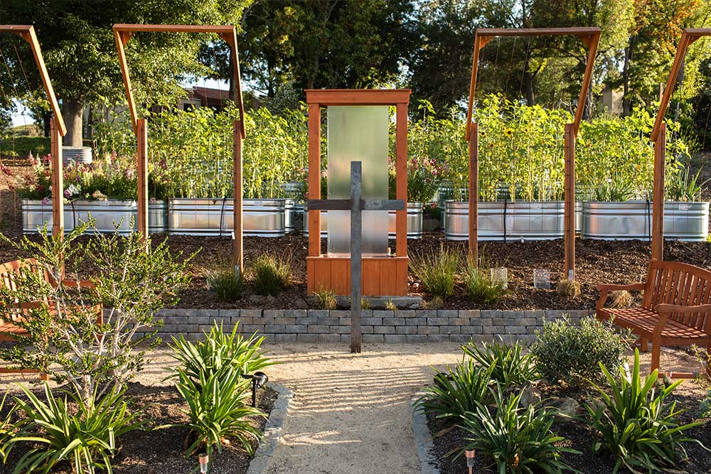 The Prayer Garden was an Eagle Project completed for students to enjoy in the Heritage Garden at Concordia.