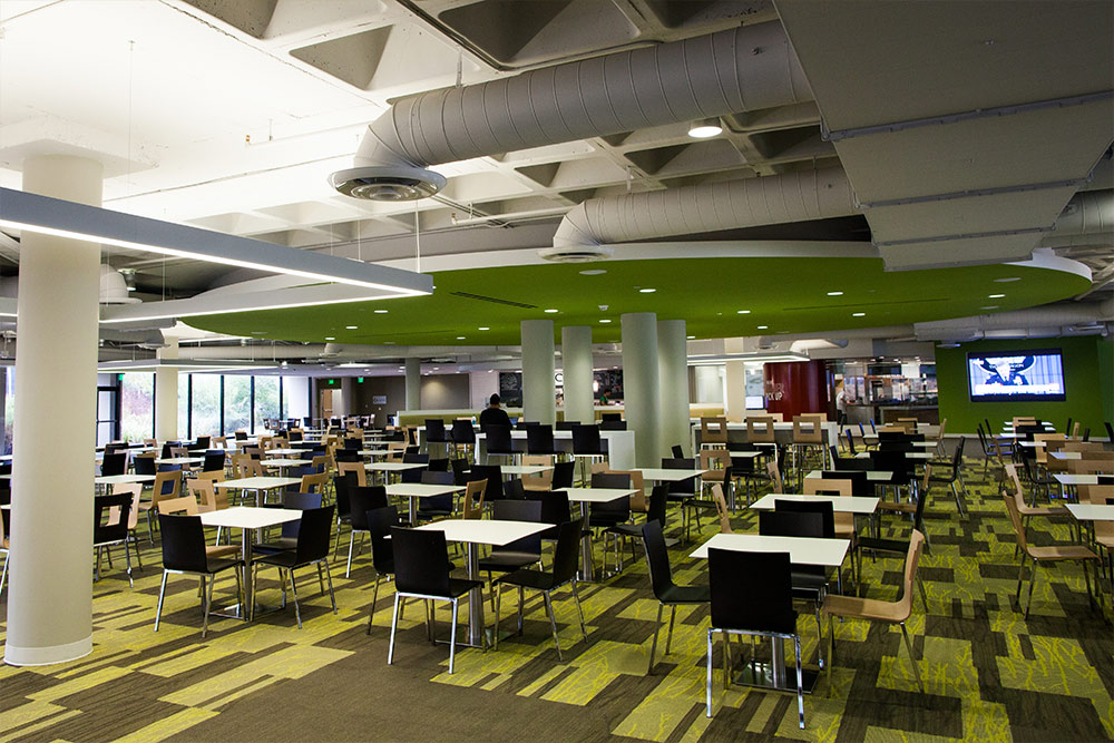 The dining facility at Park Place Campus