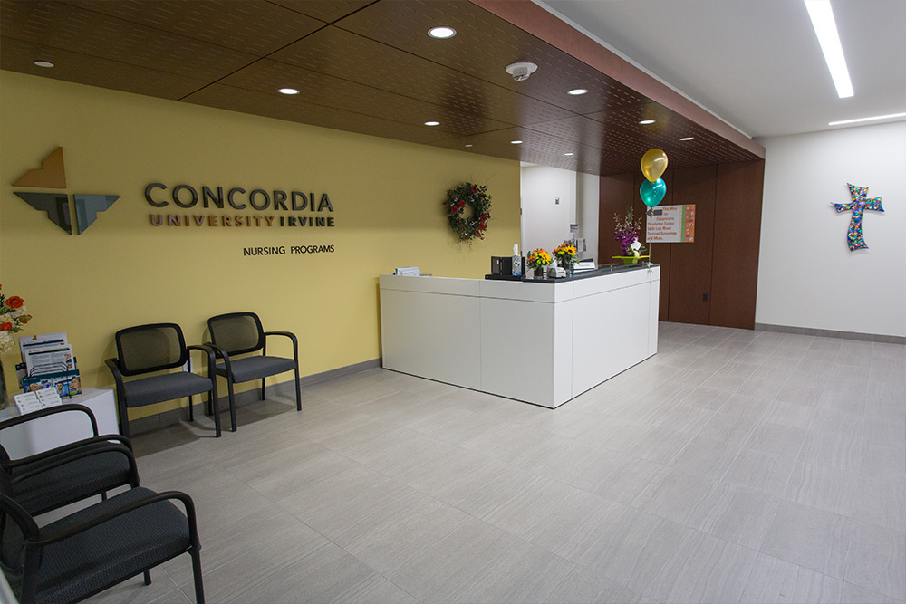 A welcome reception for nursing students at Concordia’s Park Place Campus