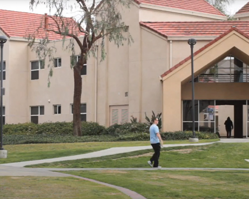 Exterior of residence hall