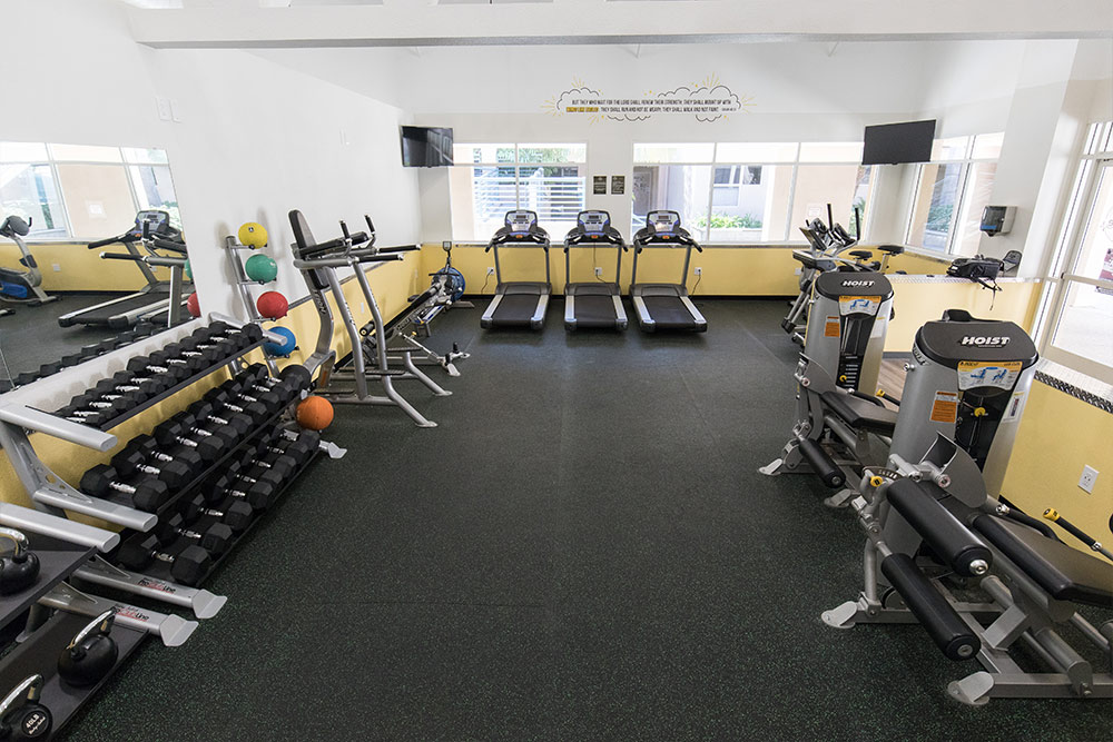 The CU Active Fitness Center is free for student residents.