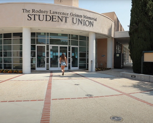 Exterior shot of Student Union