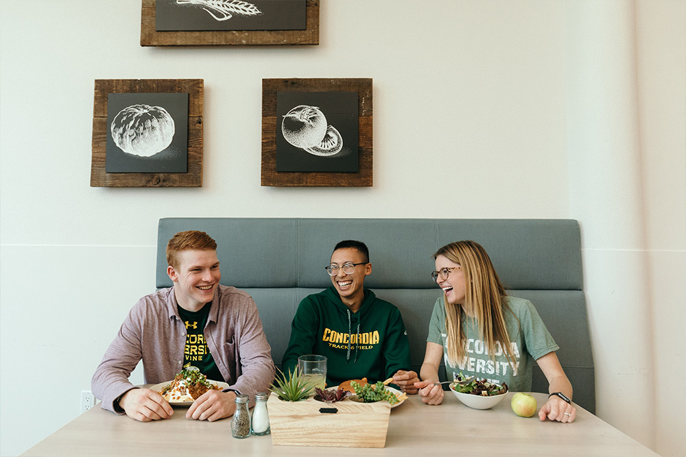 The Dining Hall booth seating