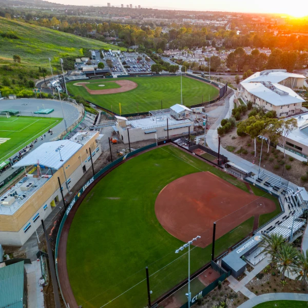 Campus aerial shot