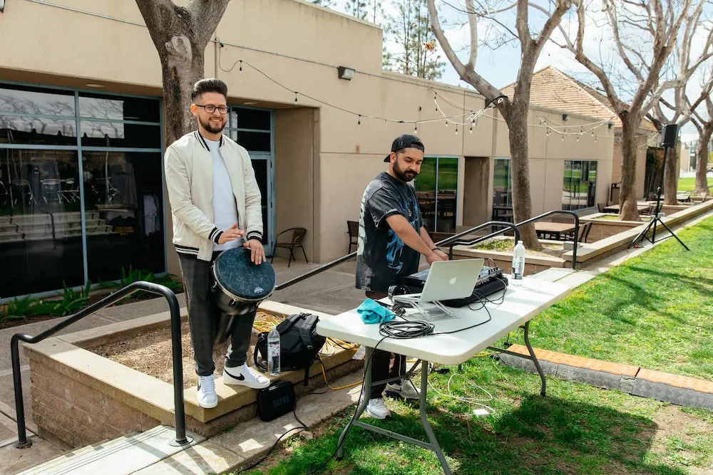 DJs playing music