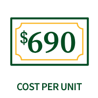 $690 cost per unit