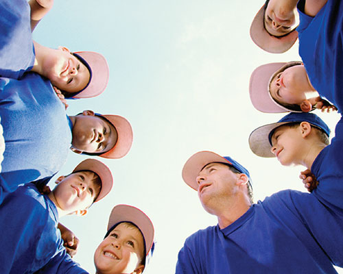 Inside a team huddle