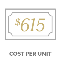 $615 per unit