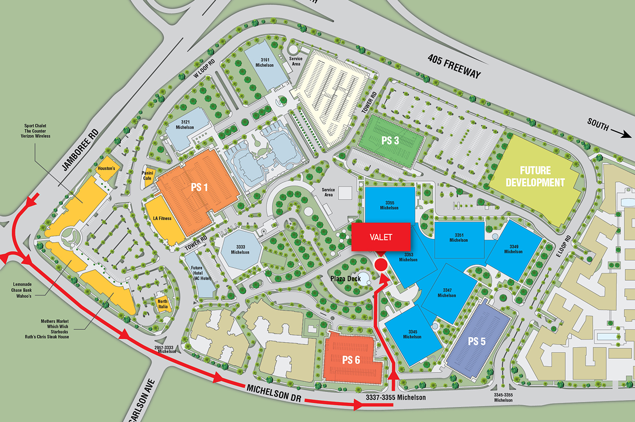 Map of Park Place Campus