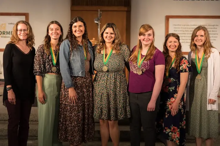 Female award winners at Celebration of Ministry