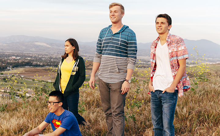 Group of Students on French Hill