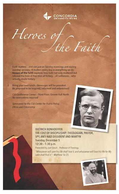 History-making Lutherans: Dietrich Bonhoeffer